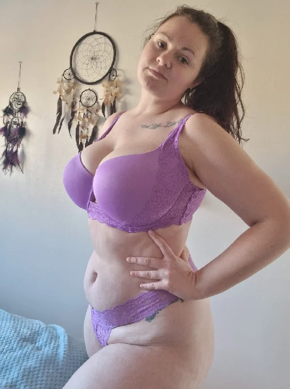 Daley Lace Bra : Amethyst Orchid