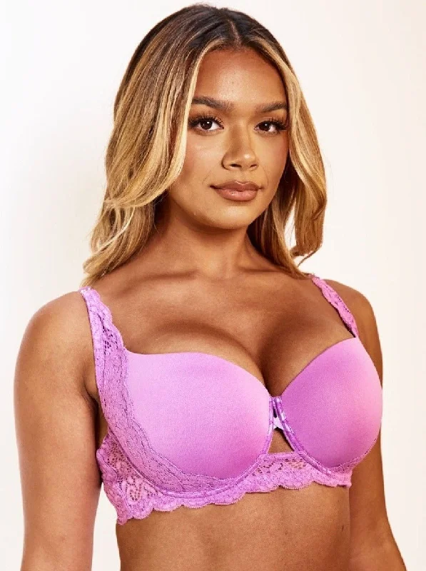 Daley Lace Bra : Amethyst Orchid