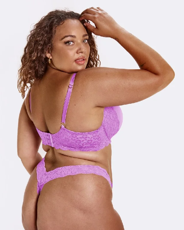 Daley Lace Bra : Amethyst Orchid