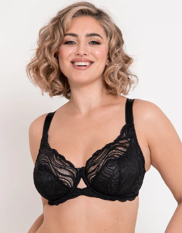 Flirtelle Elise Balcony Bra Black