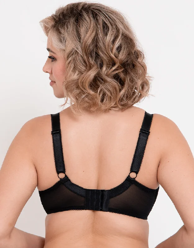 Flirtelle Elise Balcony Bra Black