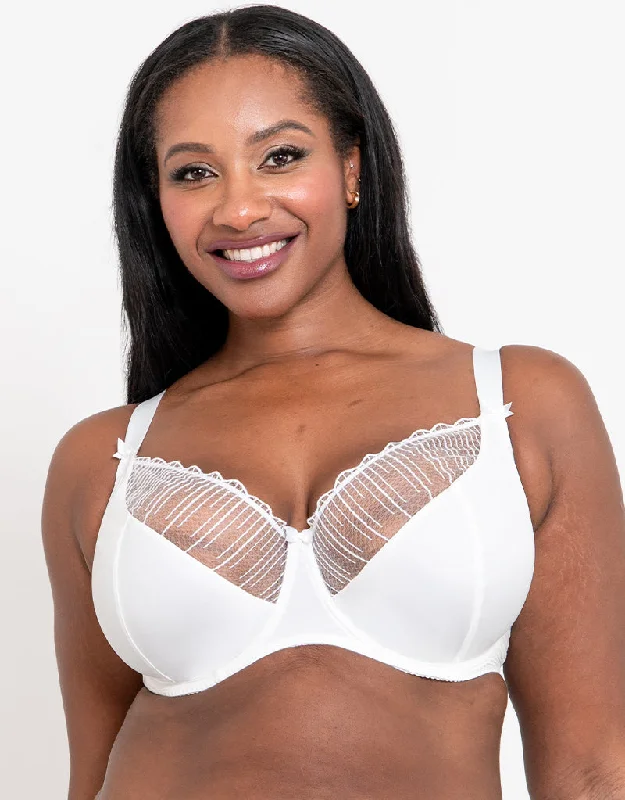 Flirtelle Riley Balcony Bra White