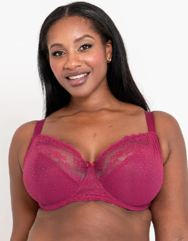 Flirtelle Viola Balcony Bra Sangria