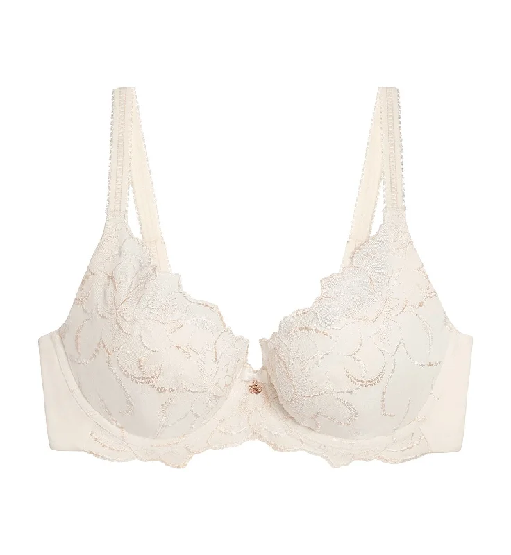 FLORALE ROMANTIC GARDENIA WIRED PADDED DEEP V BRA