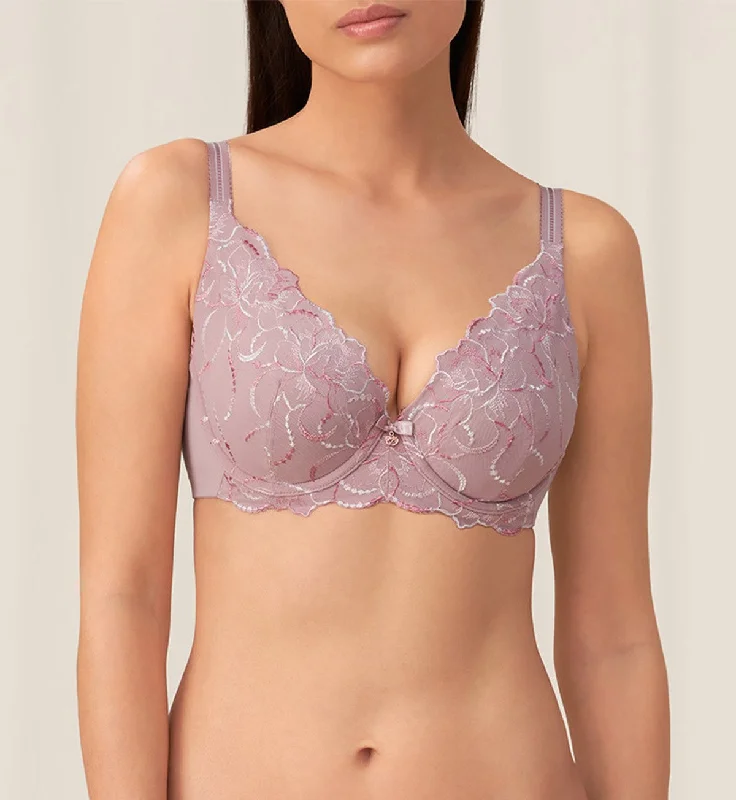 FLORALE ROMANTIC GARDENIA WIRED PADDED DEEP V BRA