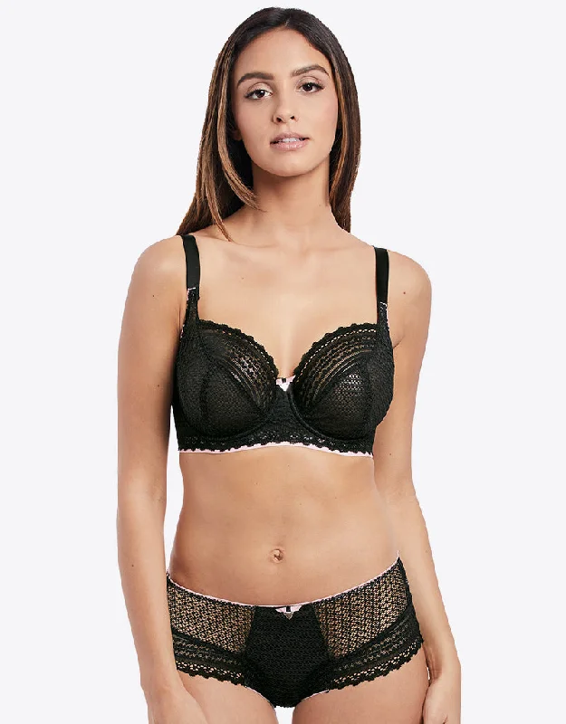 Freya Daisy Lace Balcony Bra Black