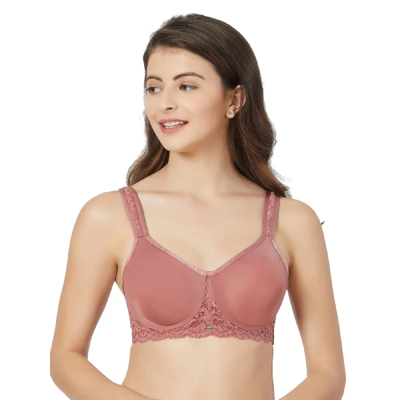 Full Coverage Non Padded Wired Lace Bra-FB-609