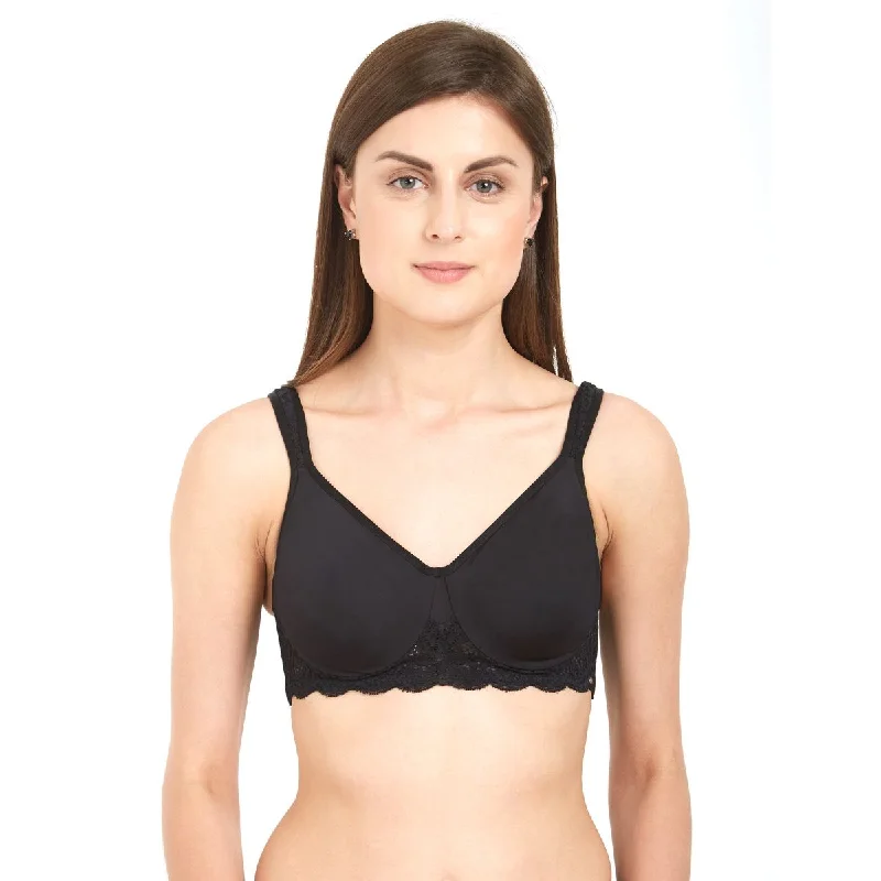 Full Coverage Non Padded Wired Lace Bra (Pack Of 2) FB-609