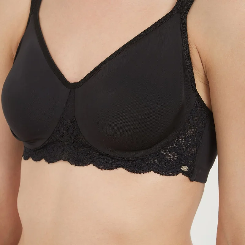 Full Coverage Non Padded Wired Lace Bra (Pack Of 2) FB-609