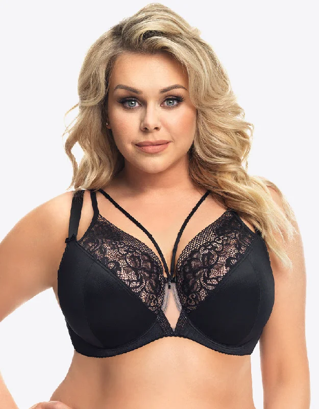 Gorsenia Asti Balconette Bra Black