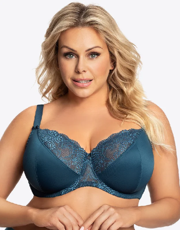 Gorsenia Rita Balconette Bra Sea Blue