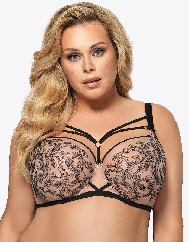 Gorsenia Torino Balconette Bra Beige