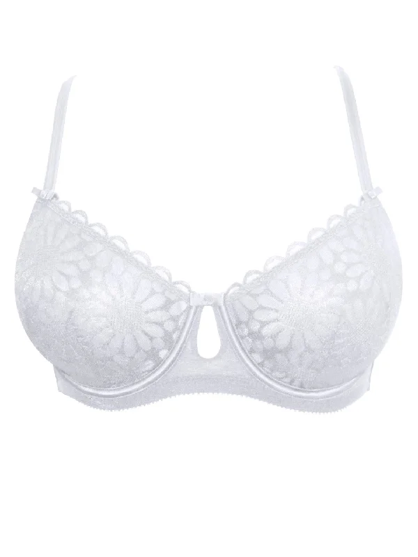 Irene Unlined Wire Bra - Ivory - P5332