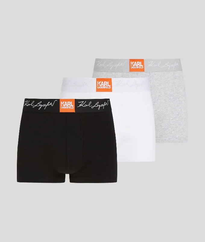 KARL LABEL SIGNATURE TRUNK 3PK