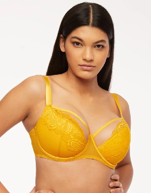 Kinga Sun Kiss Balconette Bra Yellow