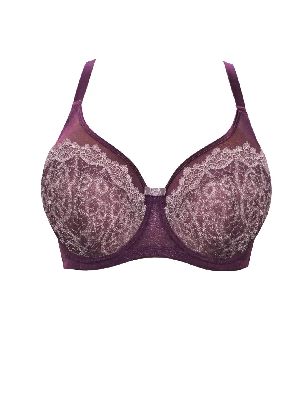 Lulu Underwire Bra - Grape - P5612