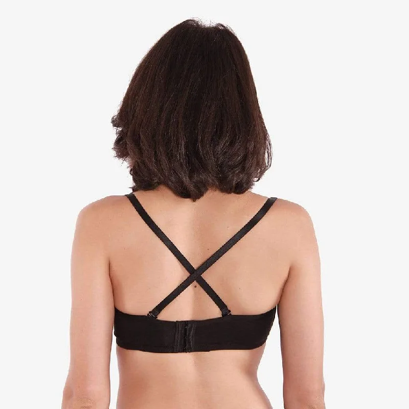 Macy Bamboo Black Nursing Bra