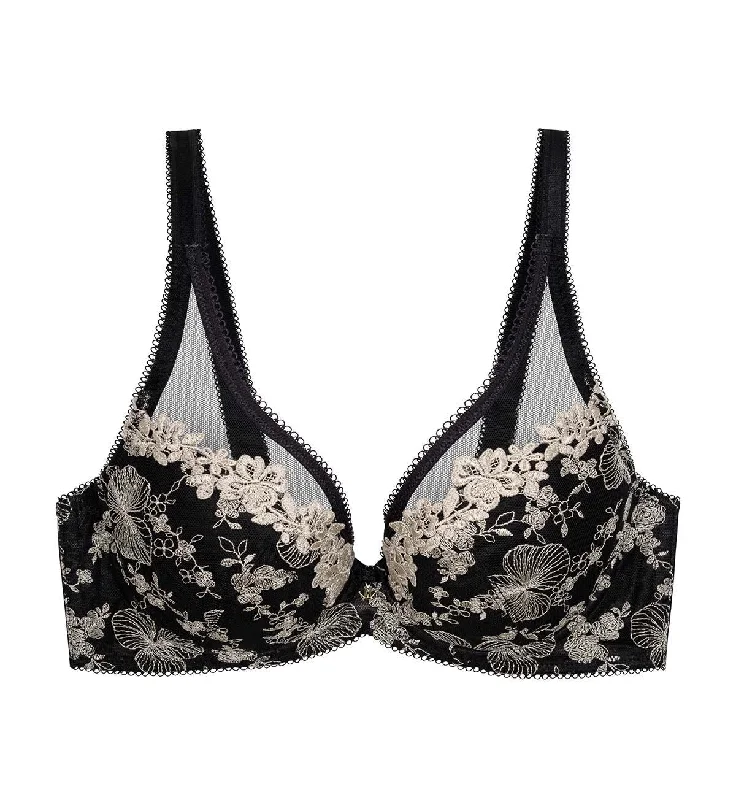 MALLOW EMBROIDERY WIRED PADDED BRA