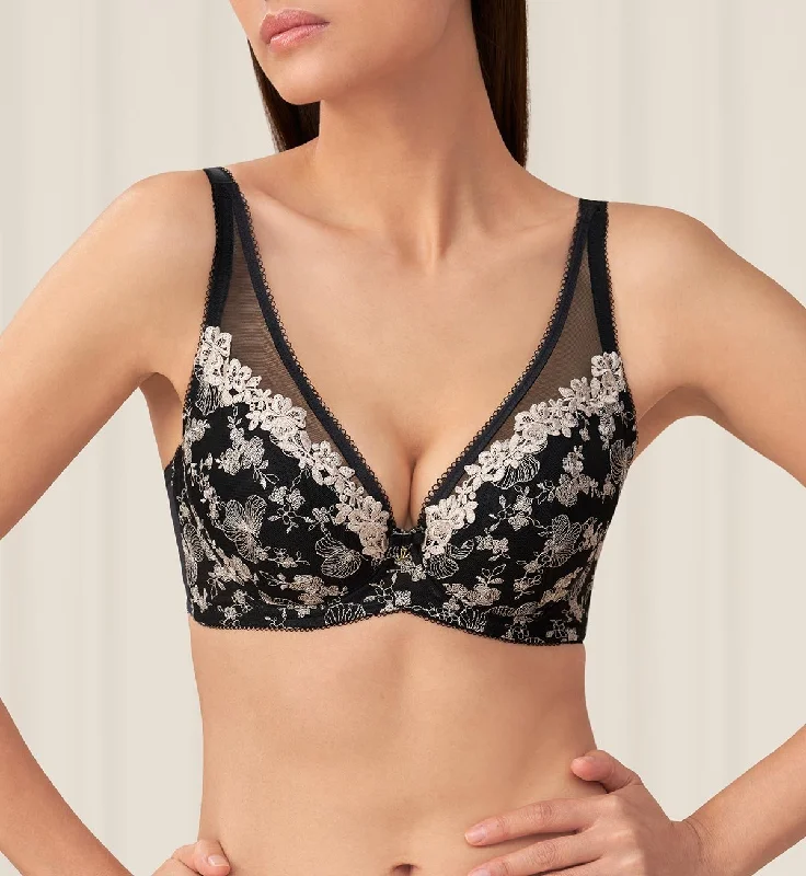 MALLOW EMBROIDERY WIRED PADDED BRA