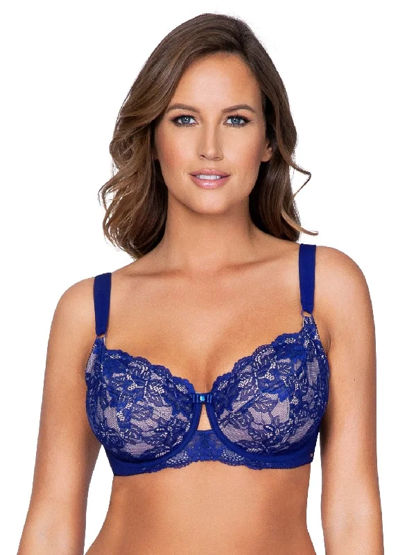 Marion Unlined Wire Bra - Lapis Blue - P5392