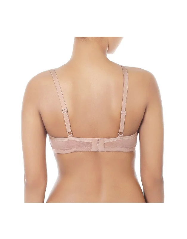 LOSHA DOUBLE LAYERED WIRE-FREE NURSING BRA-ROEBUCK SKIN