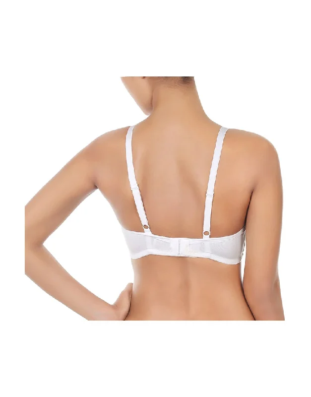 LOSHA DOUBLE LAYERED WIRE-FREE NURSING BRA-WHITE