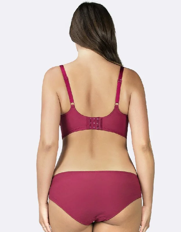 Parfait Cora Longline Bra Crimson