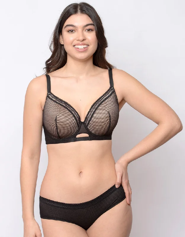 Parfait London Moulded Balconette Bra Black