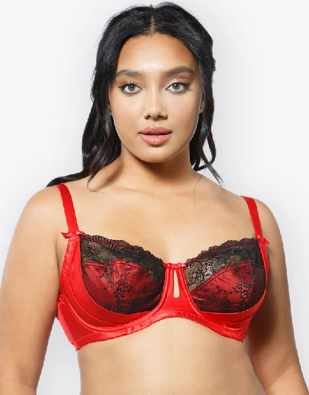 Parfait Mariela Balconette Bra Racing Red/Black