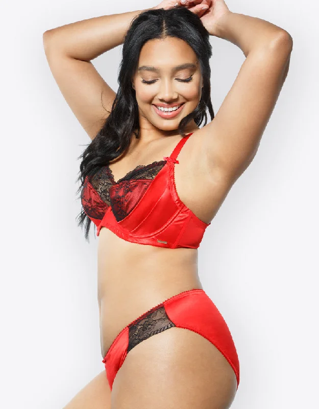 Parfait Mariela Balconette Bra Racing Red/Black