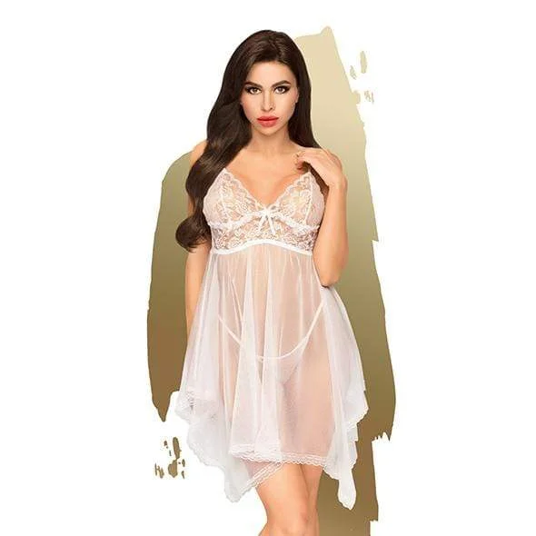 Penthouse - Naughty Doll Lace Babydoll with Thong Chemise