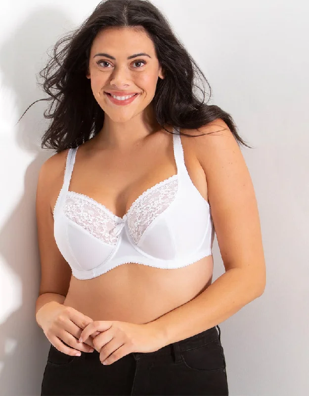 Pour Moi Madison Balconette Bra White