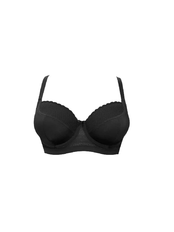 Romina Unlined Wire Bra - Black - P5522