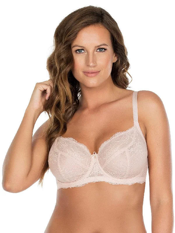 Sandrine Unlined Wire Bra - Cameo Rose - P5352