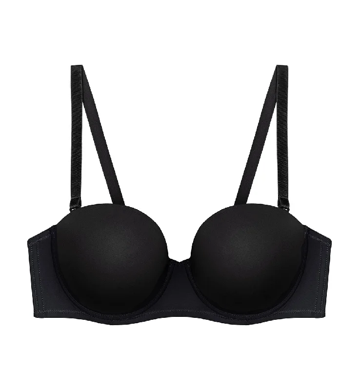 SIMPLY EVERYDAY WIRED PUSH UP DETACHABLE BRA