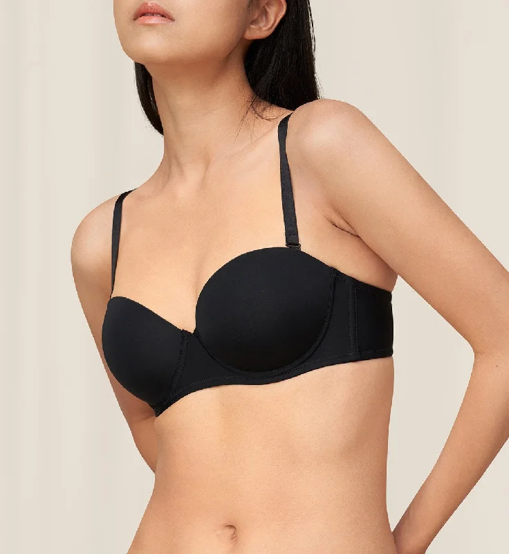 SIMPLY EVERYDAY WIRED PUSH UP DETACHABLE BRA