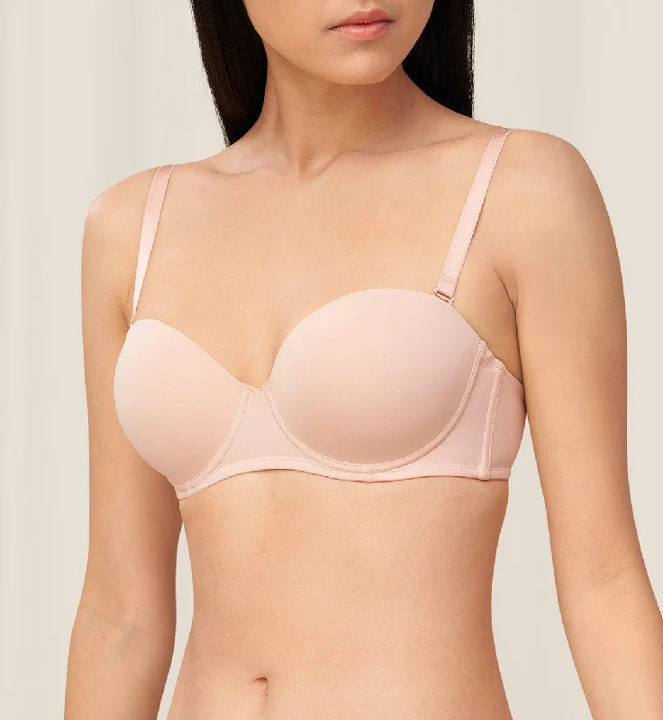 SIMPLY EVERYDAY WIRED PUSH UP DETACHABLE BRA