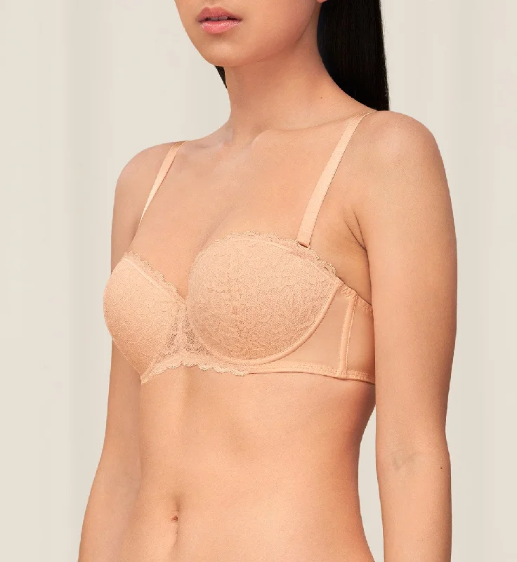 SIMPLY FASHION BLOSSOM WIRED PADDED DETACHABLE BRA