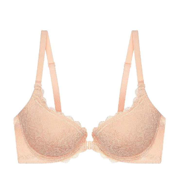 SIMPLY FASHION BLOSSOM WIRED PUSH UP FRONT FASTENING BRA