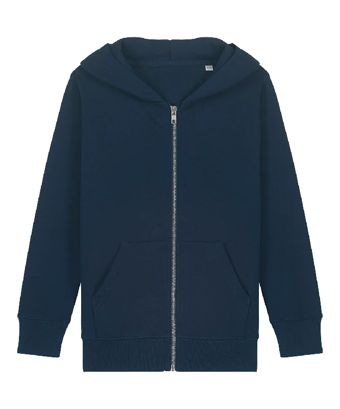 French Navy - Kids Mini Cultivator 2.0 iconic zip-thru hoodie sweatshirt (STSK182)