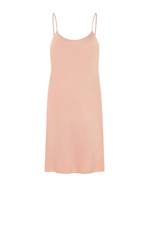 Venus Shell Silk Short Slip Dress