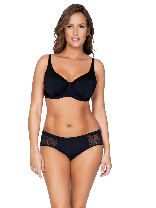 Wendy Unlined Wire Bra - Black - P5412