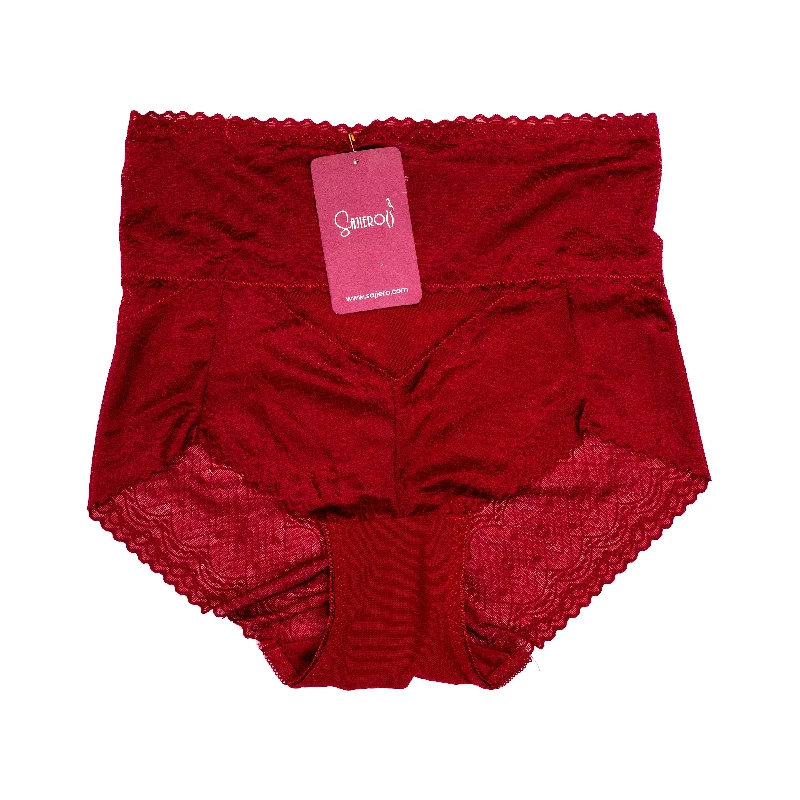 Sajiero Brief Style Plus Size Net Panty