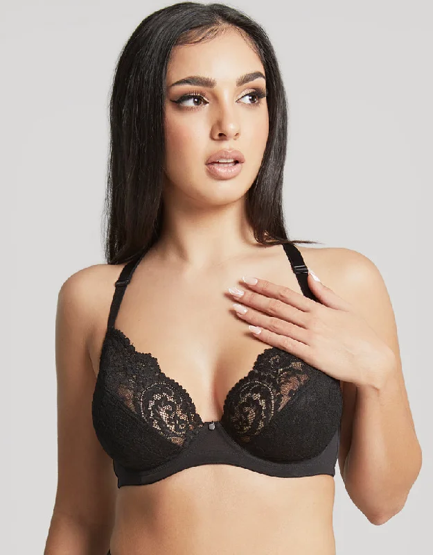 Cleo By Panache Addison Plunge Bra Noir