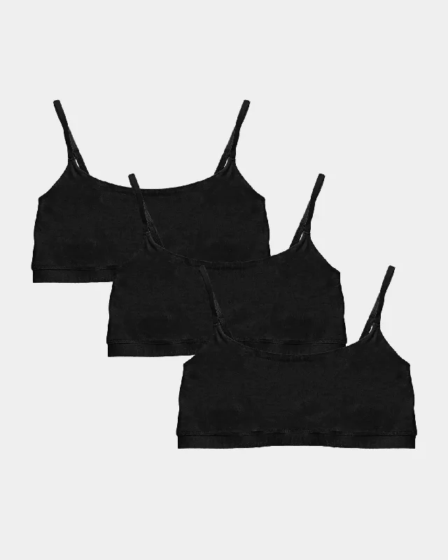 Everyday Bralette - 100% Cotton - (3 pack)