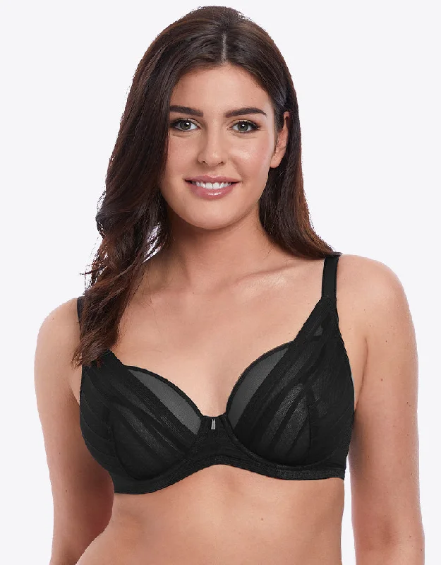 Freya Cameo High Apex Plunge Bra Black