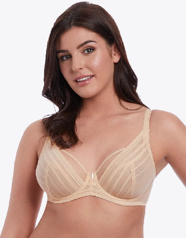 Freya Cameo High Apex Plunge Bra Sand Nude