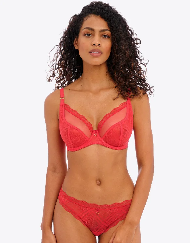 Freya Fatale Plunge Bra Chilli Red