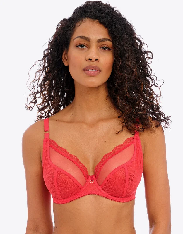 Freya Fatale Plunge Bra Chilli Red