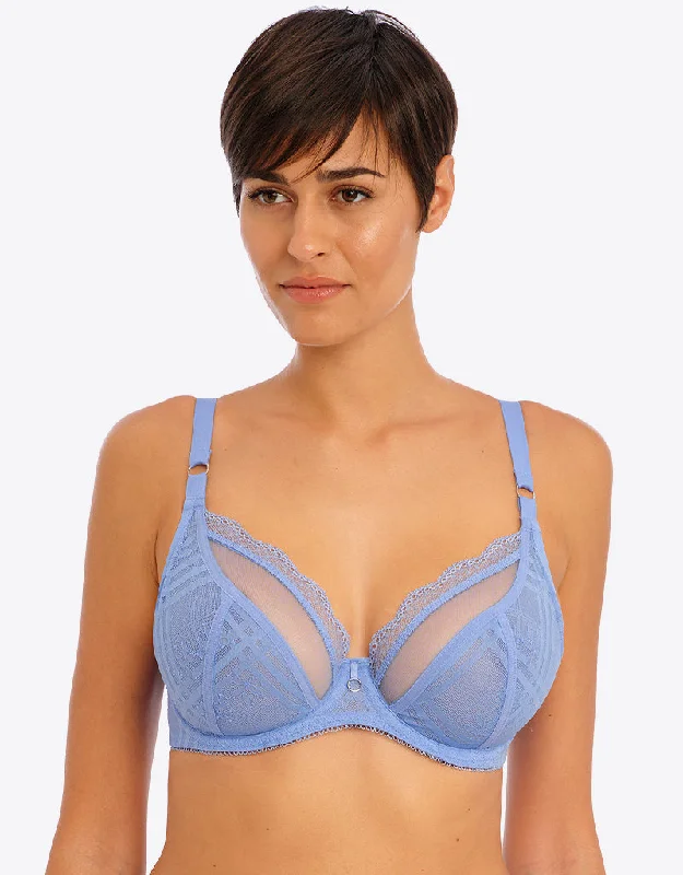 Freya Fatale Plunge Bra Cornflower Blue